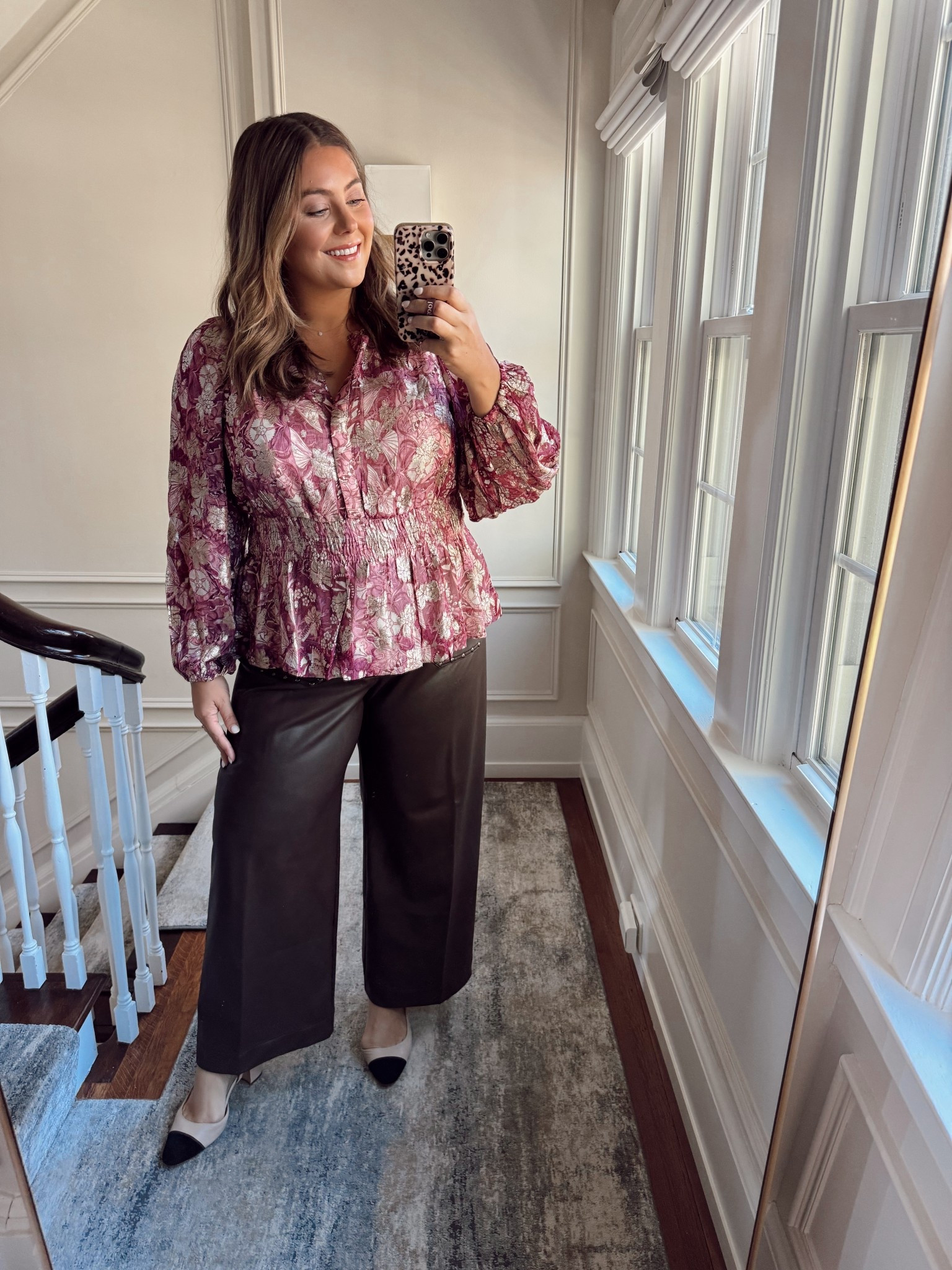 Wearing size 2X in top & 20 in pants. I recommend sizing up in pants! Use CARALYN30 through 11/23 at Anthropologie! 

#LTKPlusSize #LTKHoliday #LTKSaleAlert