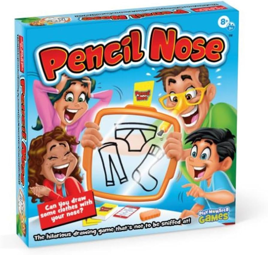 Toys Pencil Nose, Board Games for Family Night, Party Game for Kids 8 Years and Up and Adults | Amazon (US)