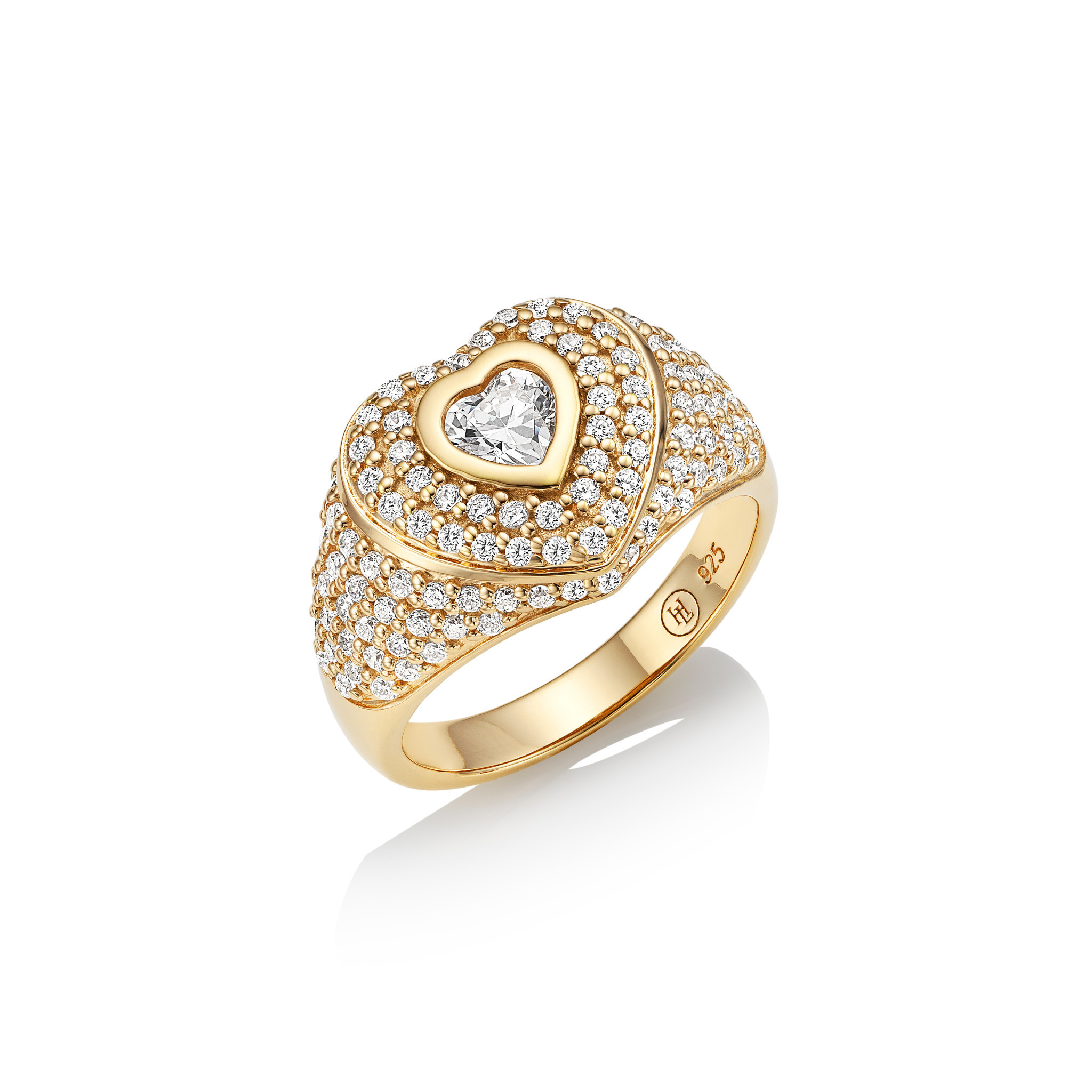 The Heart of Gold Ring | Heavenly London