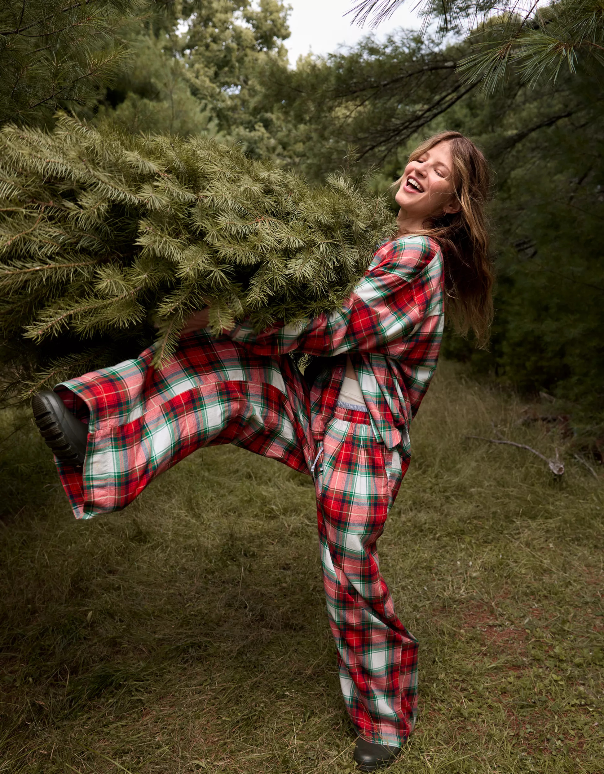 Aerie Flannel Trouser PJ | Aerie