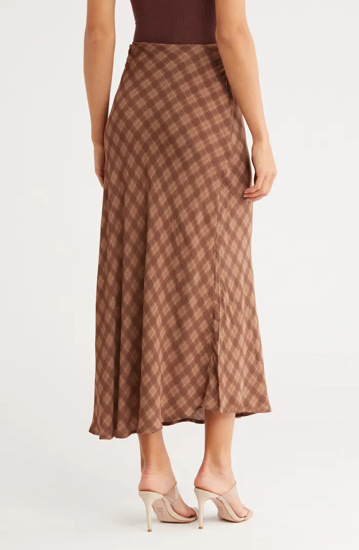 Blu Pepper Print Midi Skirt | Nordstromrack | Nordstrom Rack