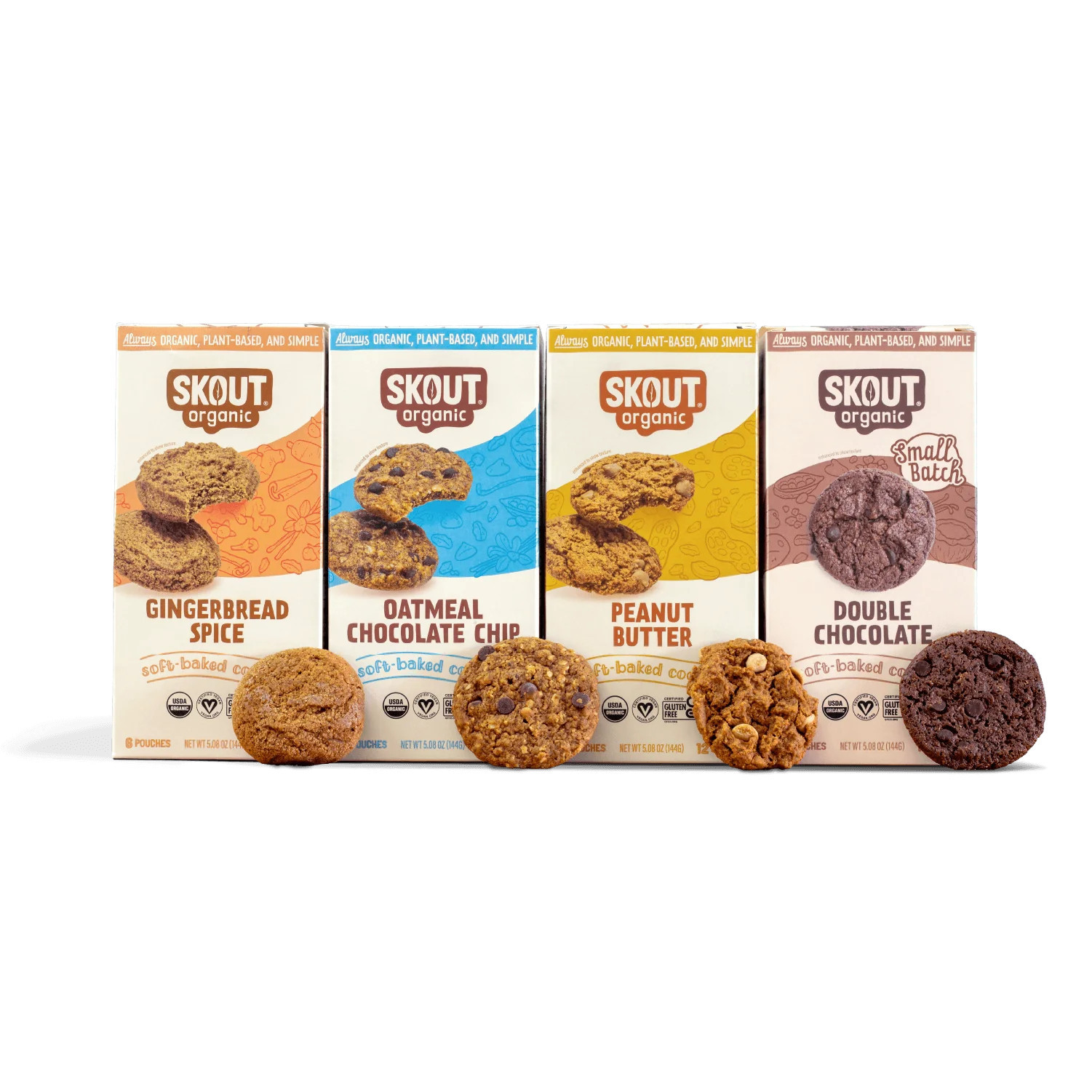 Skout Organic Soft Baked Cookies | Variety Pack | Skout Organic