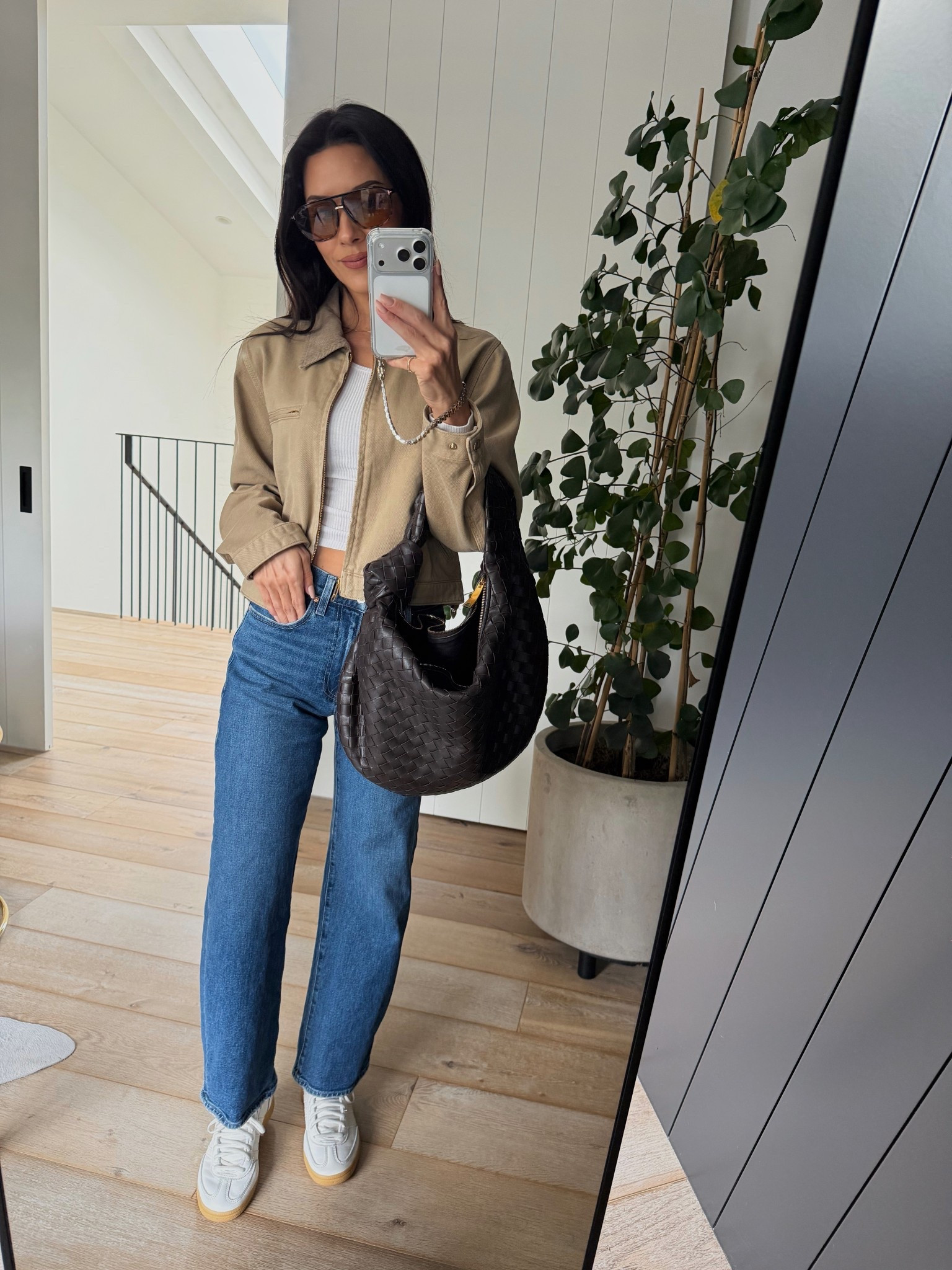 Everyday casual in my favorite jeans (wearing a 24) and this Aritzia cropped barn jacket (xs). 

#LTKootd #LTKgrwm #LTKmomlife