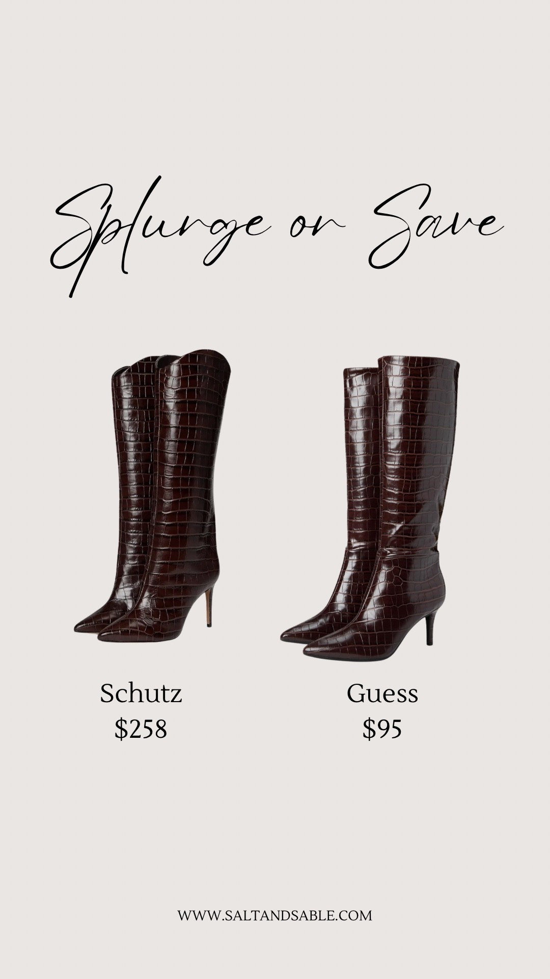 Dark chocolate boots are in this season and I’m here for it 🤎 
Both options are fabulous and can be found at Zappos! 

Boot season, crocodile boots, tall boots, brown boots, brown boots outfit, fall outfit, boots for women, Zappos shoes, Guess boots, Guess shoes, Schutz boots, brown boots aesthetic, brown boots fall outfit 

#LTKShoeCrush #LTKStyleTip