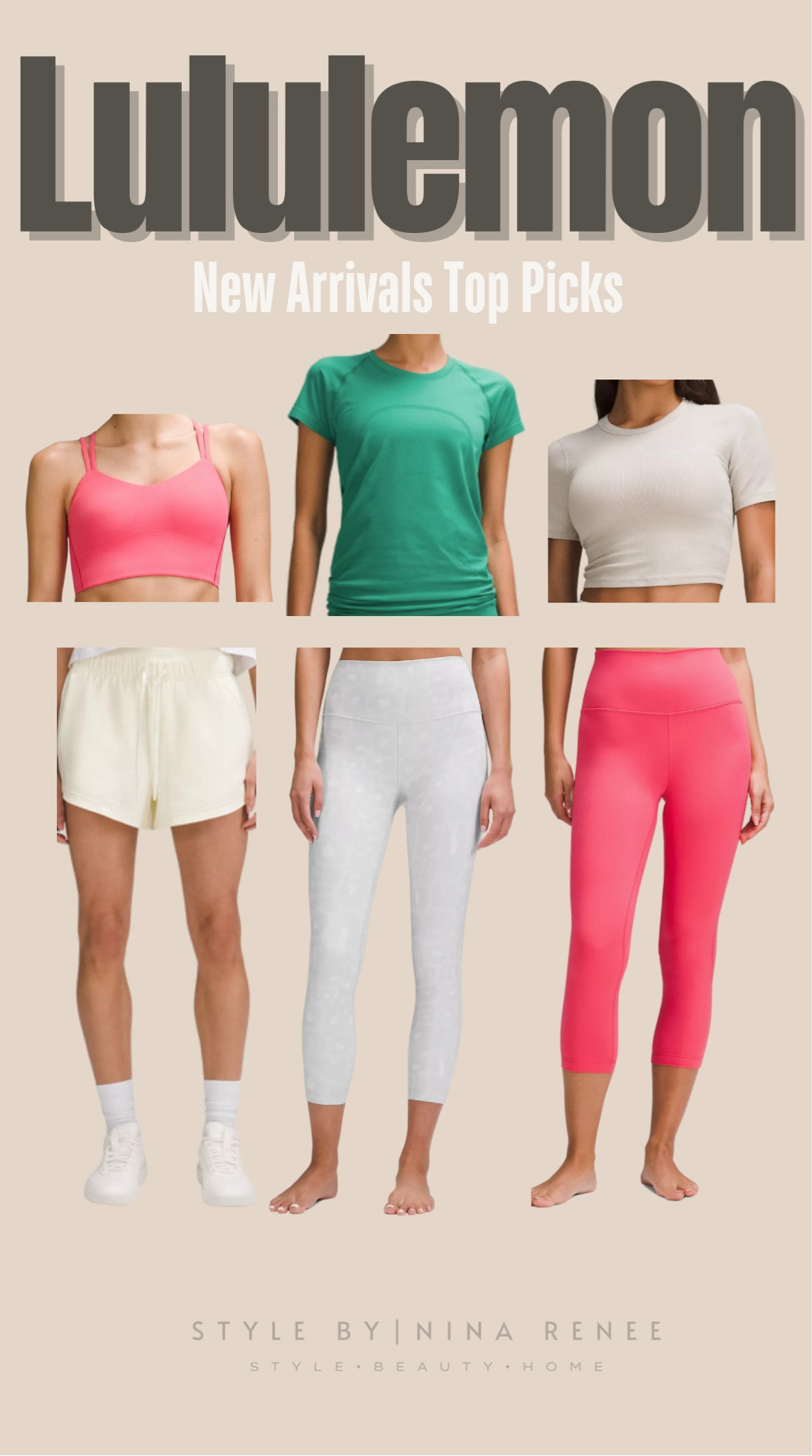 Lululemon new arrivals, all my top picks!




Sports bra, tshirt, basic tee, leggings, shorts, lululemon, crop tshirtt

#LTKFitness #LTKFindsUnder100 #LTKStyleTip