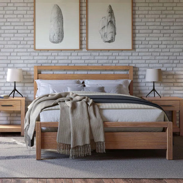 Loft Solid Wood Panel Bed | Wayfair North America