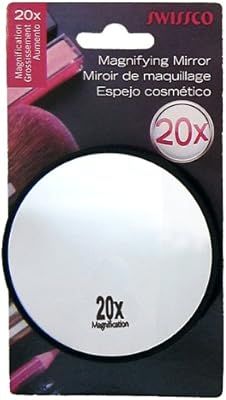 Swissco 20x Magnifying Mirror W. 2 Suction Cups (SYB-TAM) | Amazon (US)