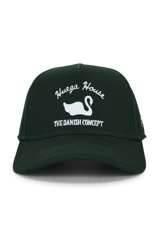 Huega House Vintage Swan Hat in Green Forest from Revolve.com | Revolve Clothing (Global)