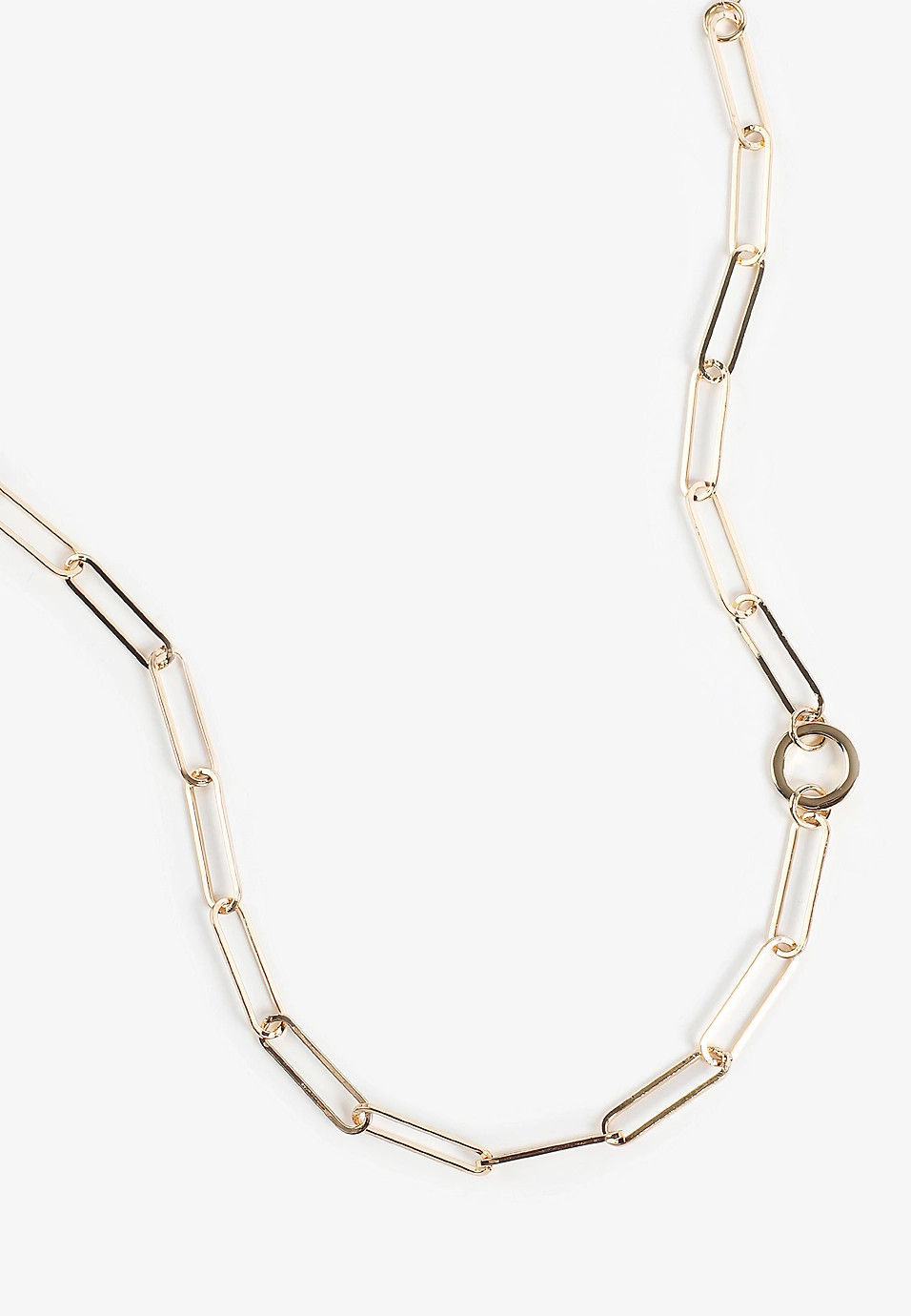 Everyday Layers Gold Elongated Link Chain | Maurices