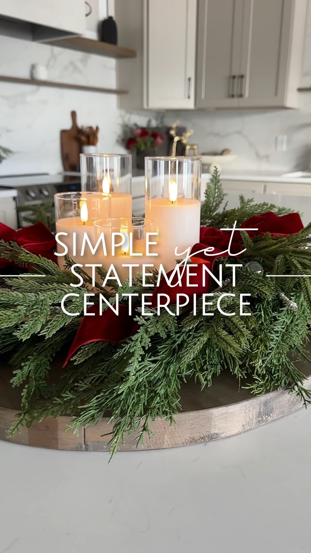 Simple, festive, and so chic ✦
I put together the easiest holiday tablescape using a wreath, candles (including my new rechargeable favorites!), and a soft pop of red ribbon. Effortless, elegant, and perfect for holiday hosting.

Shop the full look below 🤍

#holidaycenterpiece #tablescapestyle #holidaydecorideas

#LTKSeasonal #LTKHome #LTKHoliday