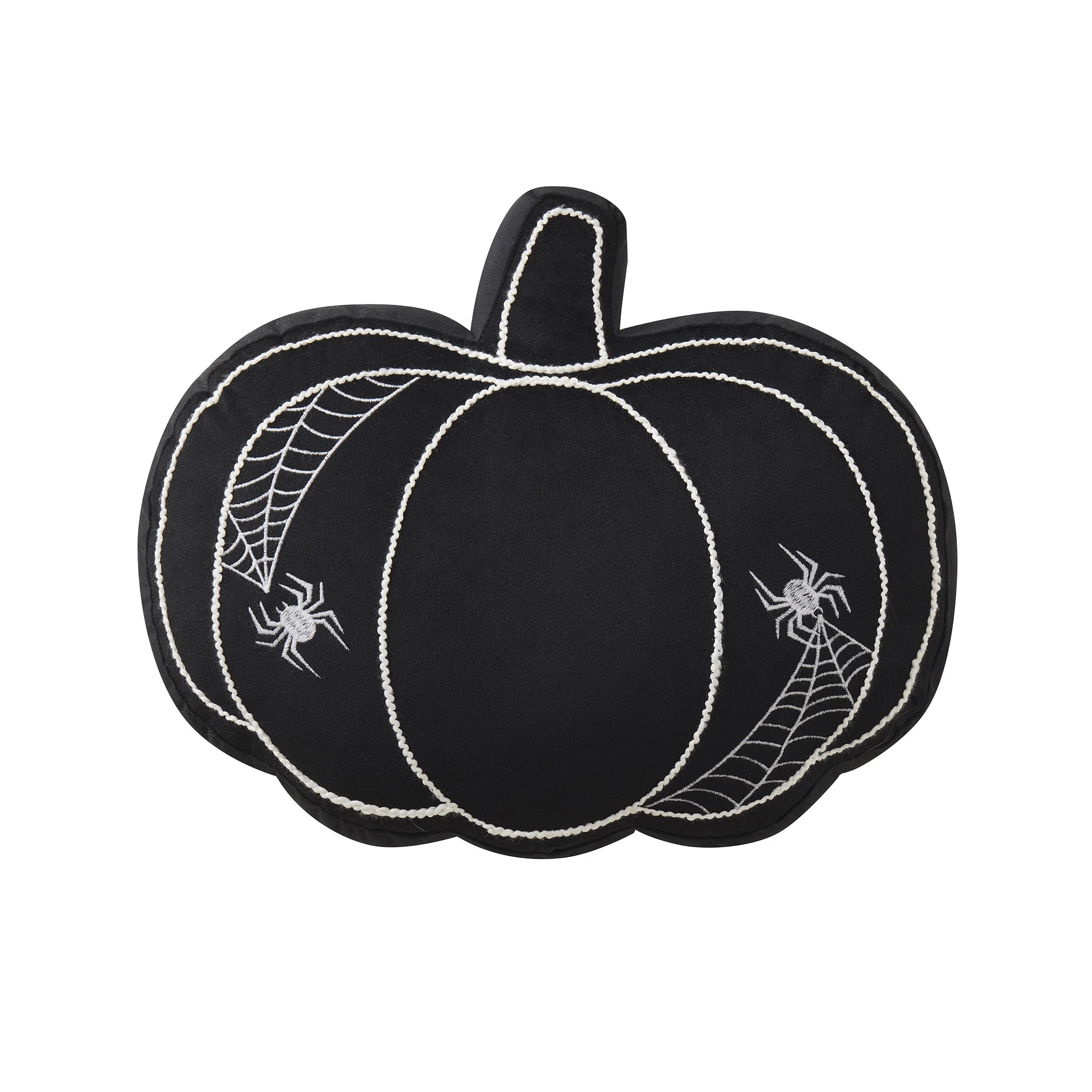 My Texas House 11" x 14" Black Pumpkin Shaped Halloween Decorative Pillow | Walmart (US)