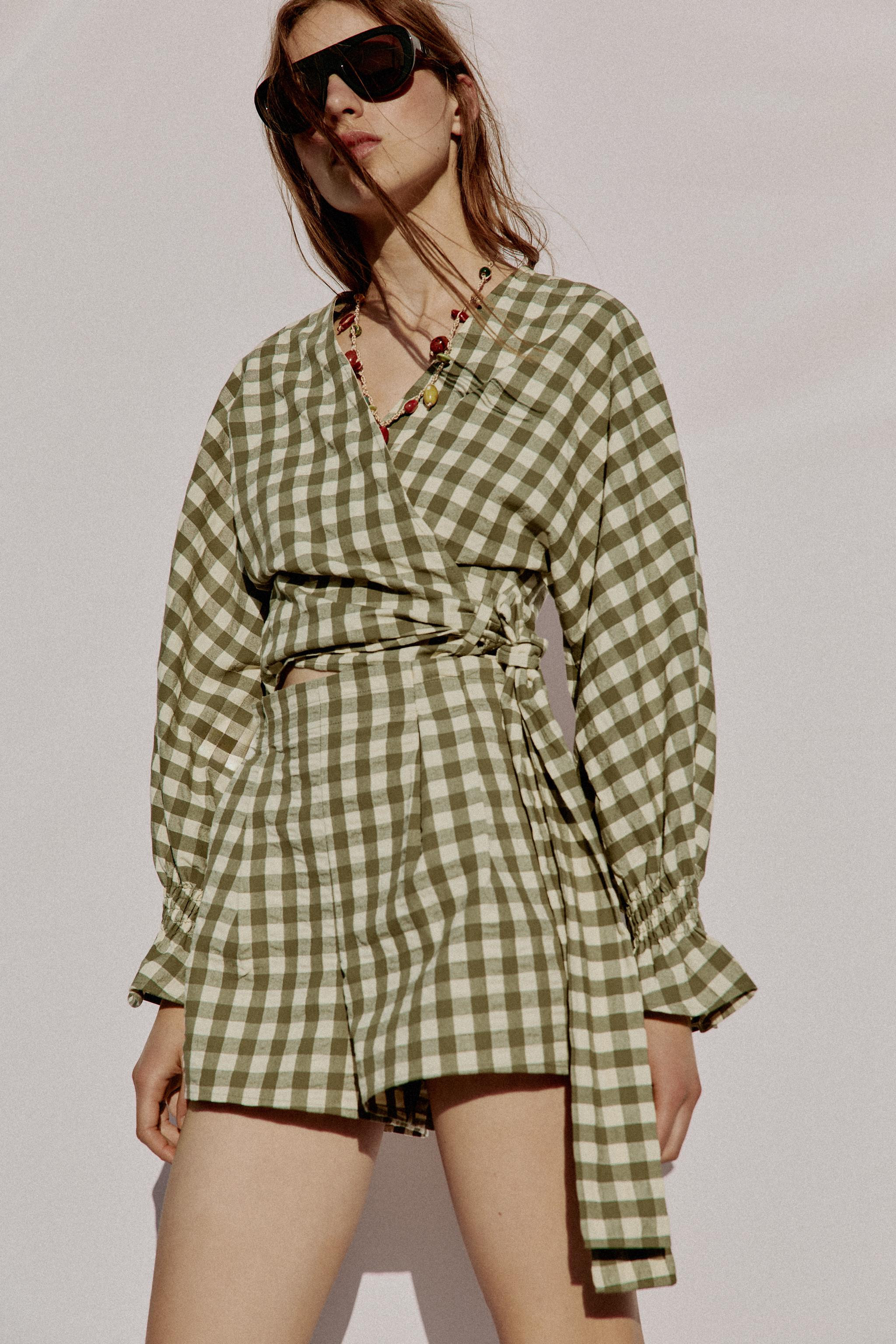 GINGHAM SHORTS | Zara UK