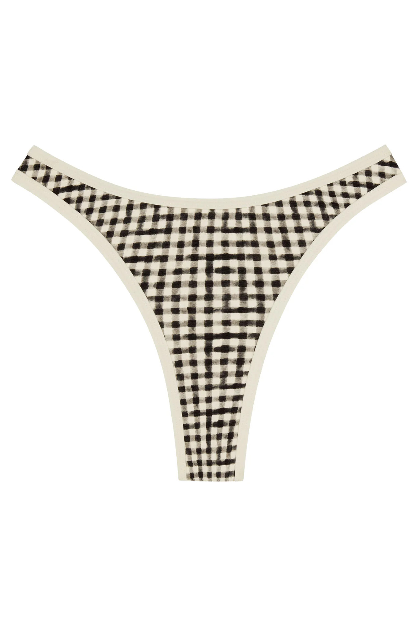 Somerset Bottom - Black Gingham | Monday Swimwear