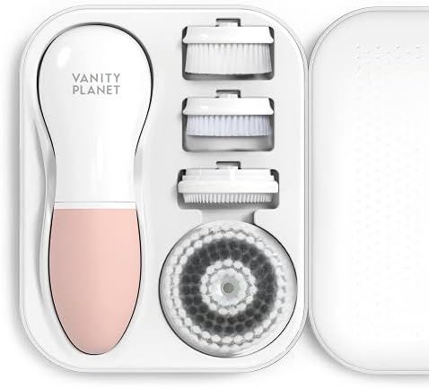 Vanity Planet Raedia Facial Cleansing Brush with 4 Interchangeable Brush Heads – Daily Cleansin... | Amazon (US)