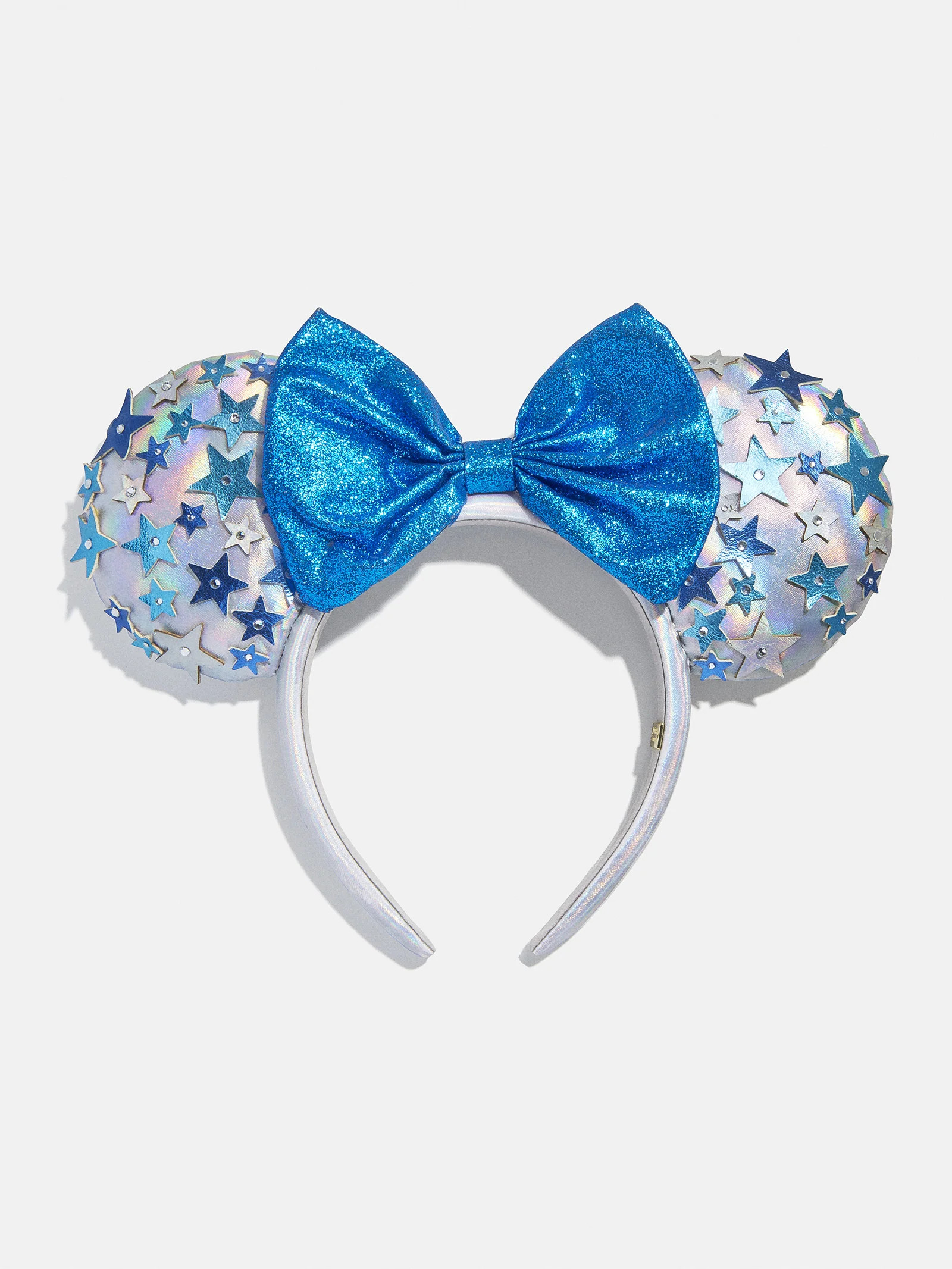 Disney Minnie Mouse Stars Ears Headband - Minnie Mouse Blue Star Ears | BaubleBar