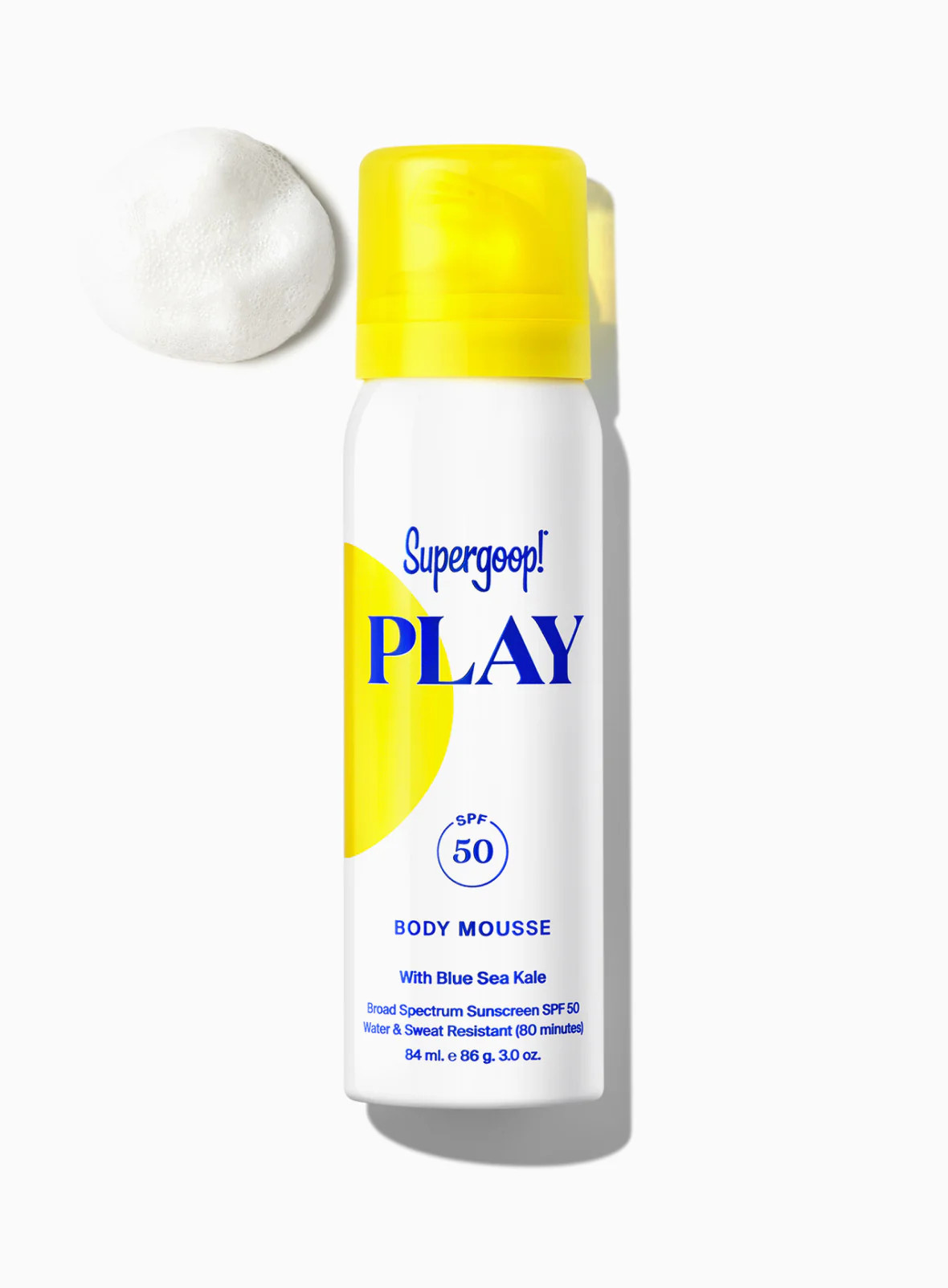 PLAY Body Mousse SPF 50 Sunscreen 3 oz. Supergoop! | Supergoop