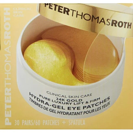 Peter Thomas Roth 24K Gold Pure Luxury Lift & Firm Hydra-Gel Eye Patches 60 Patches (FREE SHIPPING) | Walmart (US)