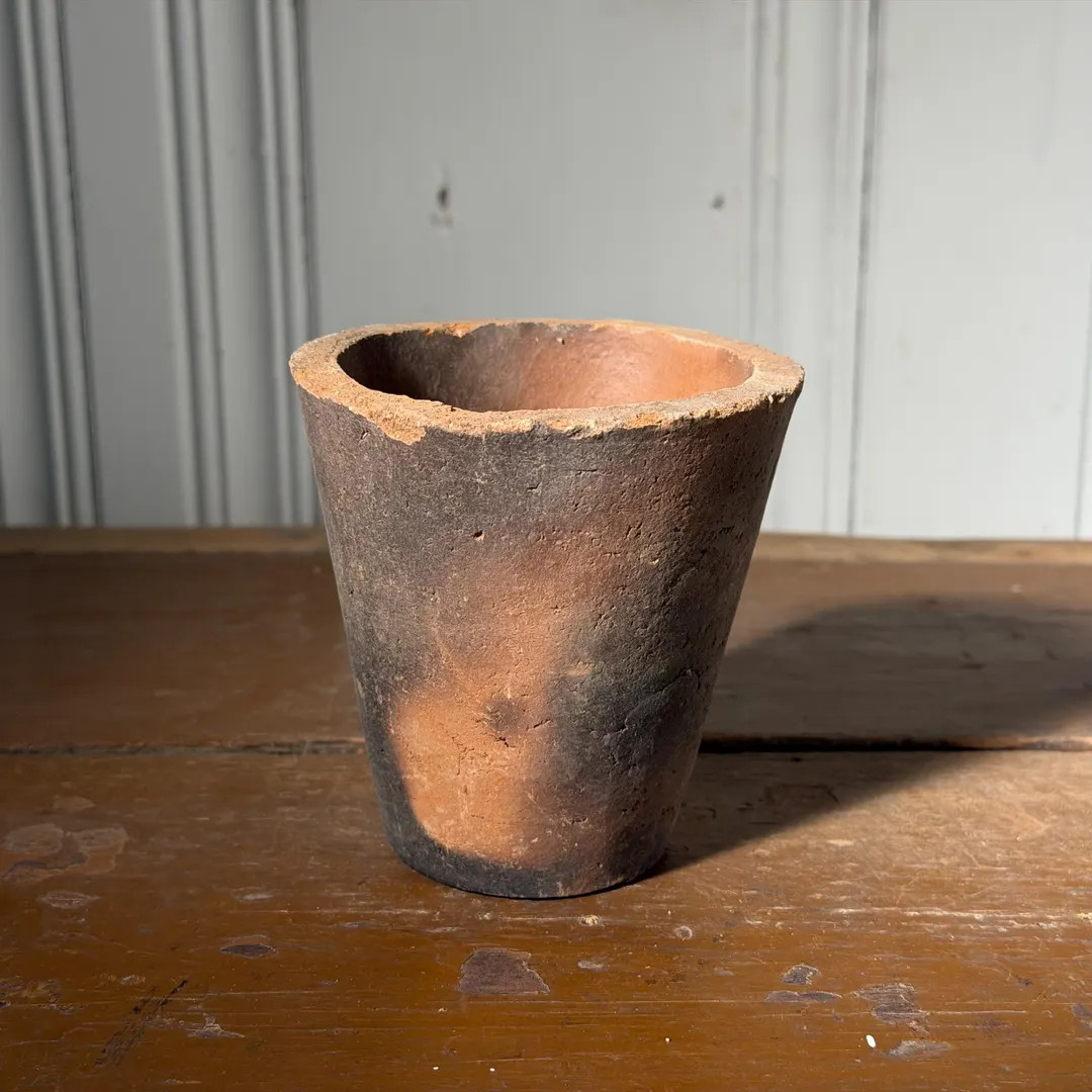 Antique English Two-tone Terracotta Flowerpot Diameter 4" - Etsy | Etsy (Global)