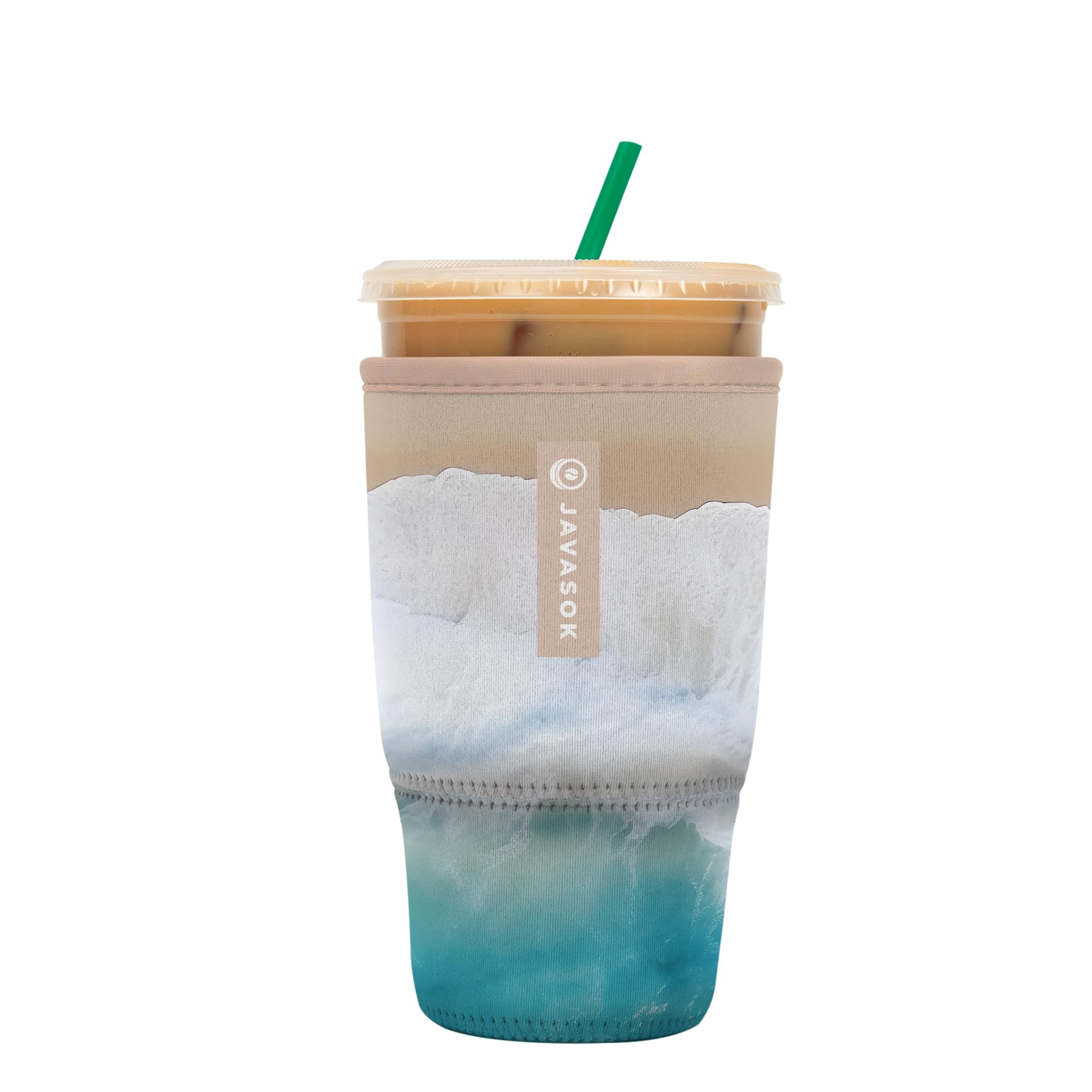 Sok It JavaSok Iced Coffee & Cold Soda Insulated Neoprene Cup Sleeve (Blue Ridge, Large: 30-32oz) | Amazon (US)