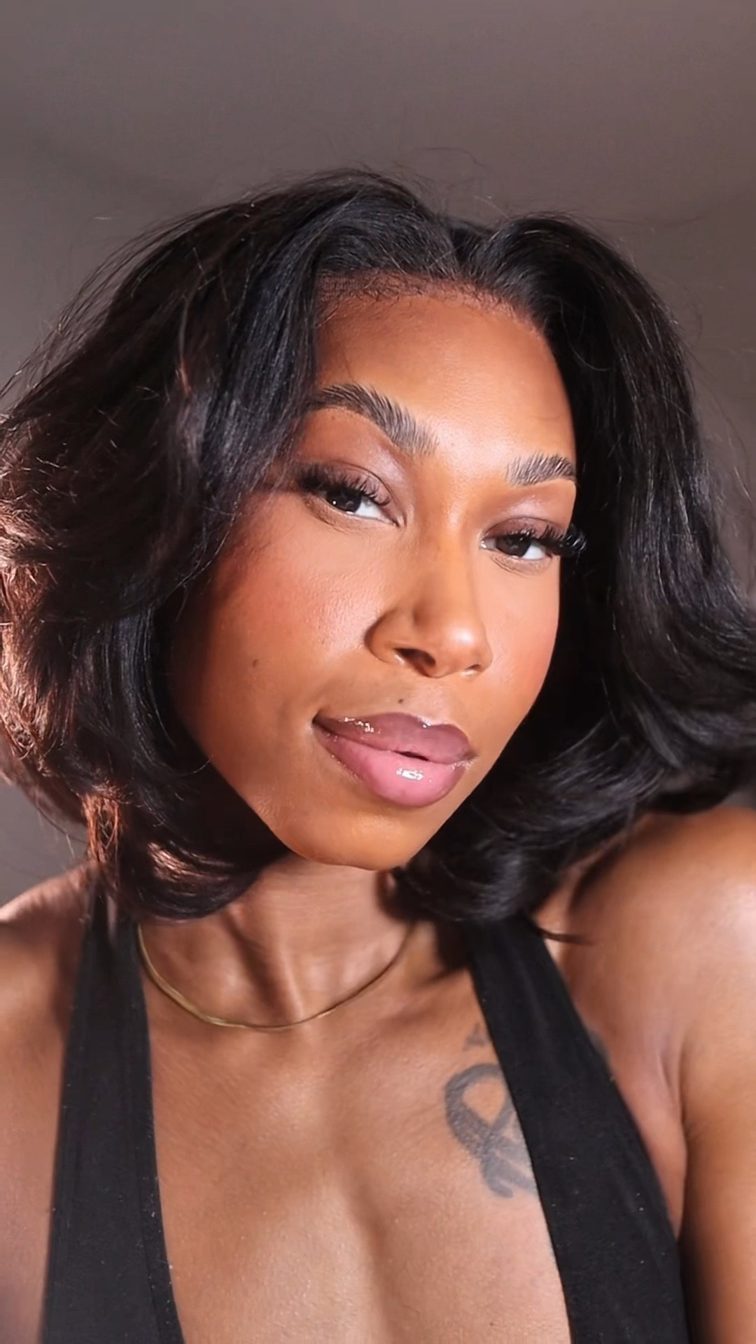Styled this bob with rollers for a soft flip. Perfect if you love a short glam look without cutting your real hair.

Linking the wig details here.





bob wig
short bob hairstyle
soft glam hair
roller set hair
90s inspired bob
shoulder length bob wig
flip bob hairstyle
weekend glam beauty look


#LTKBeauty #LTKgrwm