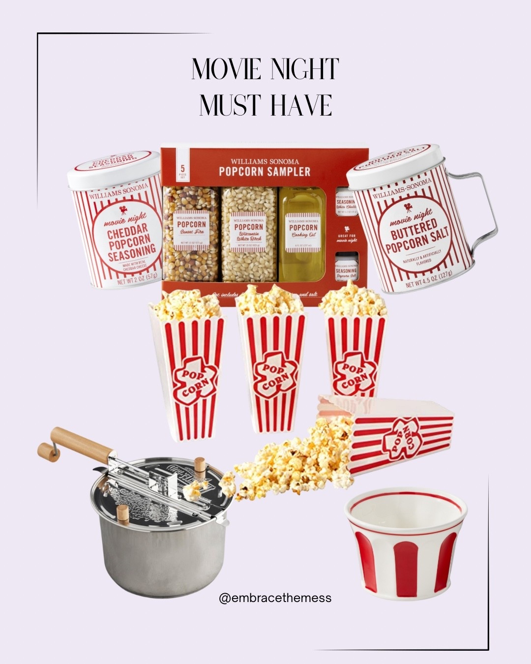 In honor of today being National Popcorn day, it is fitting to some must have goodies for a great movie night with some popcorn🍿

#movienightfun #nationalpopcorndday

#LTKFindsUnder50