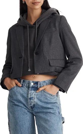 The Sutter Plaid Crop Blazer | Nordstrom