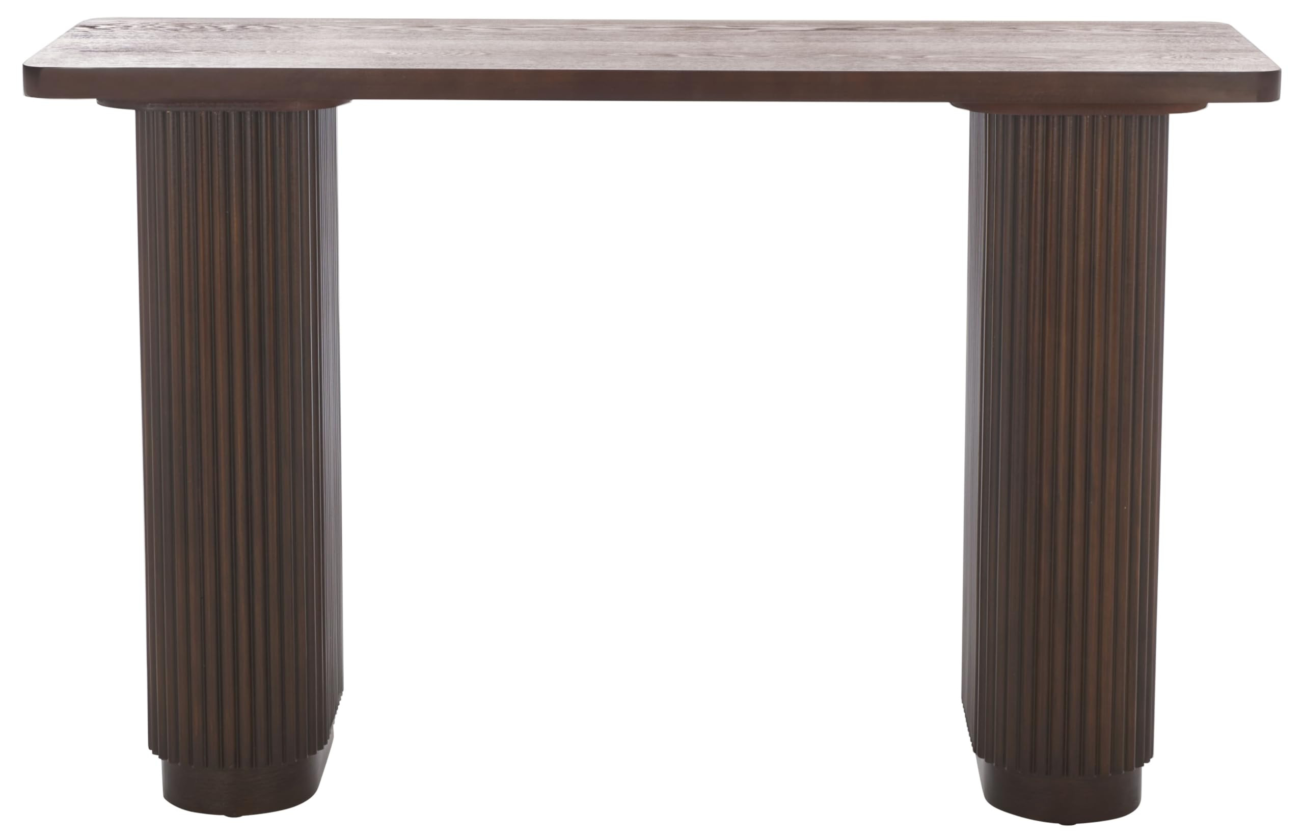 SAFAVIEH Home Collection Berai Dark Brown Console Table (Fully Assembled) | Amazon (US)