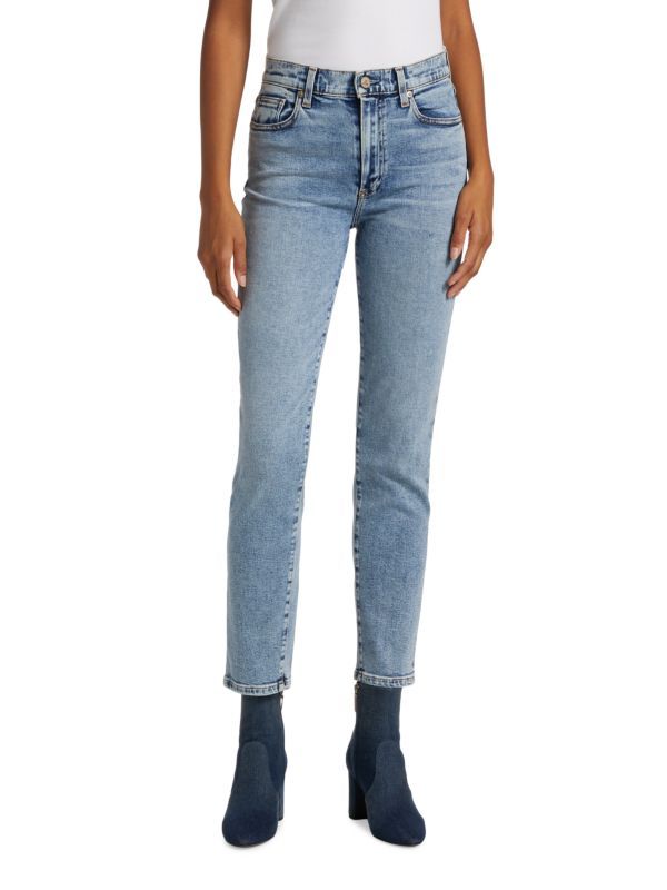 Vivie Mid-Rise Slim-Fit Jeans | Saks Fifth Avenue OFF 5TH