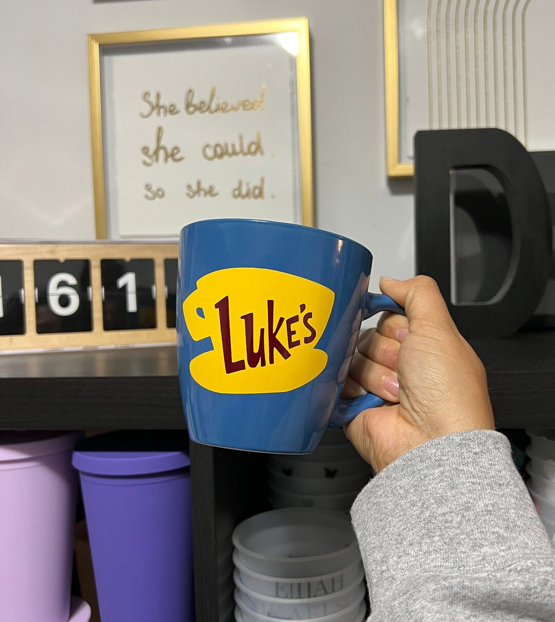 Luke's Retro Diner Mug Gilmore Girls - Etsy | Etsy (US)