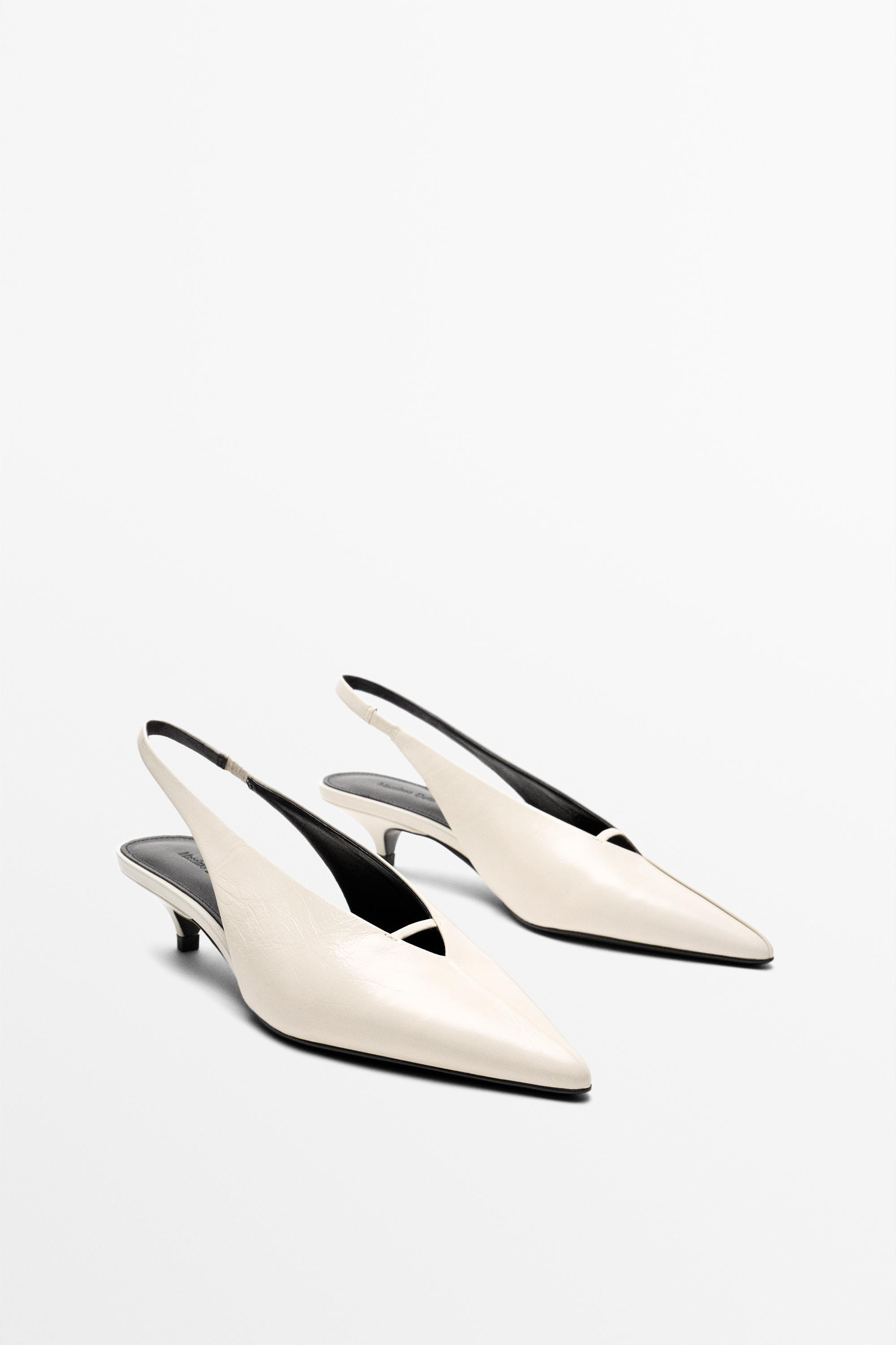 Slingback heels | Massimo Dutti US