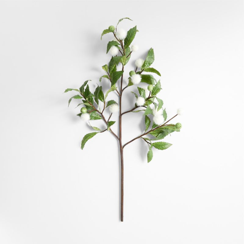 Faux Button Bush Stem + Reviews | Crate & Barrel | Crate & Barrel
