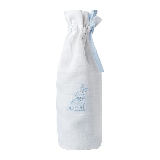 Chinoiserie Bunny Wine Bag | Cailini Coastal