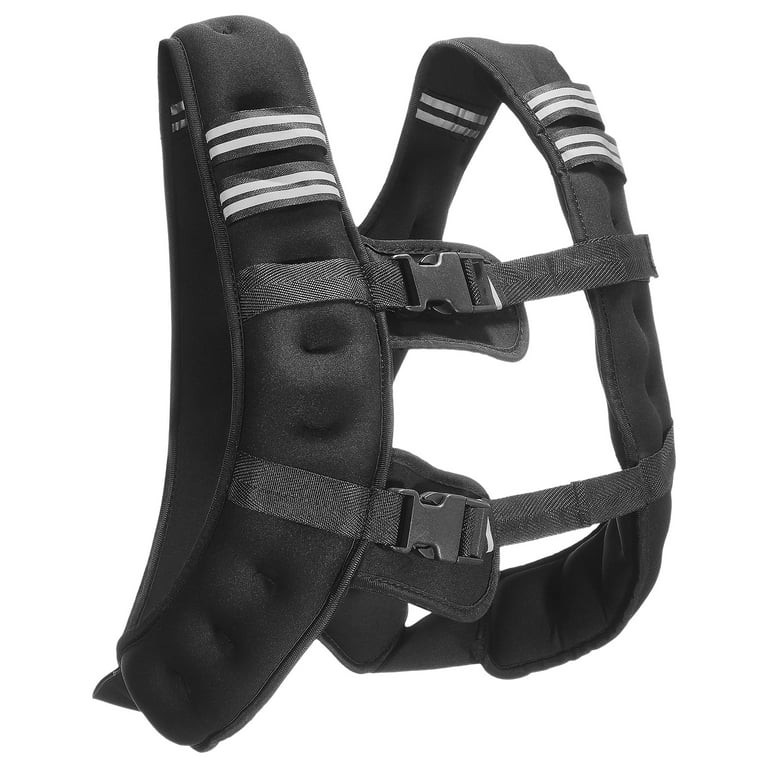 KFFKFF Weight Vest, 12-Pound Adjustable Fitness Vest with Visibility Stripe, Secure Buckle System... | Walmart (US)