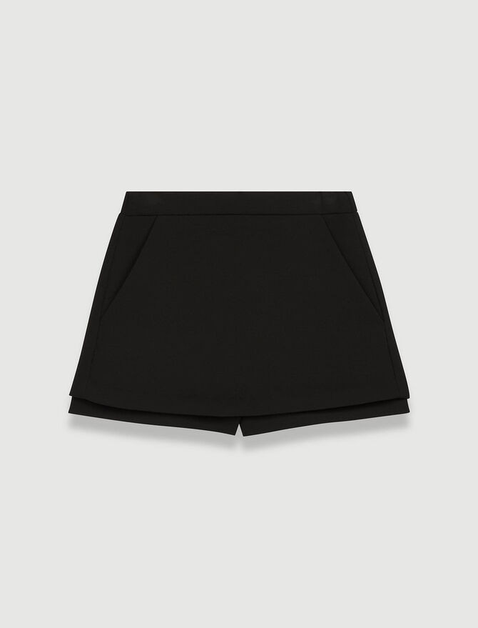 Crepe layered skort | Maje US