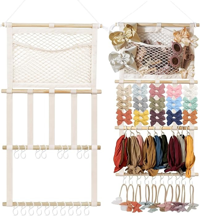 kangaroo Headband Holder Hair Bows Organizer for Baby Girls Nursery Decor | Amazon (US)