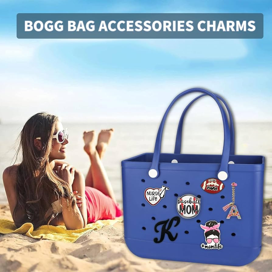 Bag Charms for Bogg Bag Accessories,Decoration Charm for Bog Bag Original Models Rubber Beach Tot... | Amazon (US)