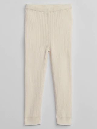 babyGap Ribbed Sweater Leggings | Gap Factory