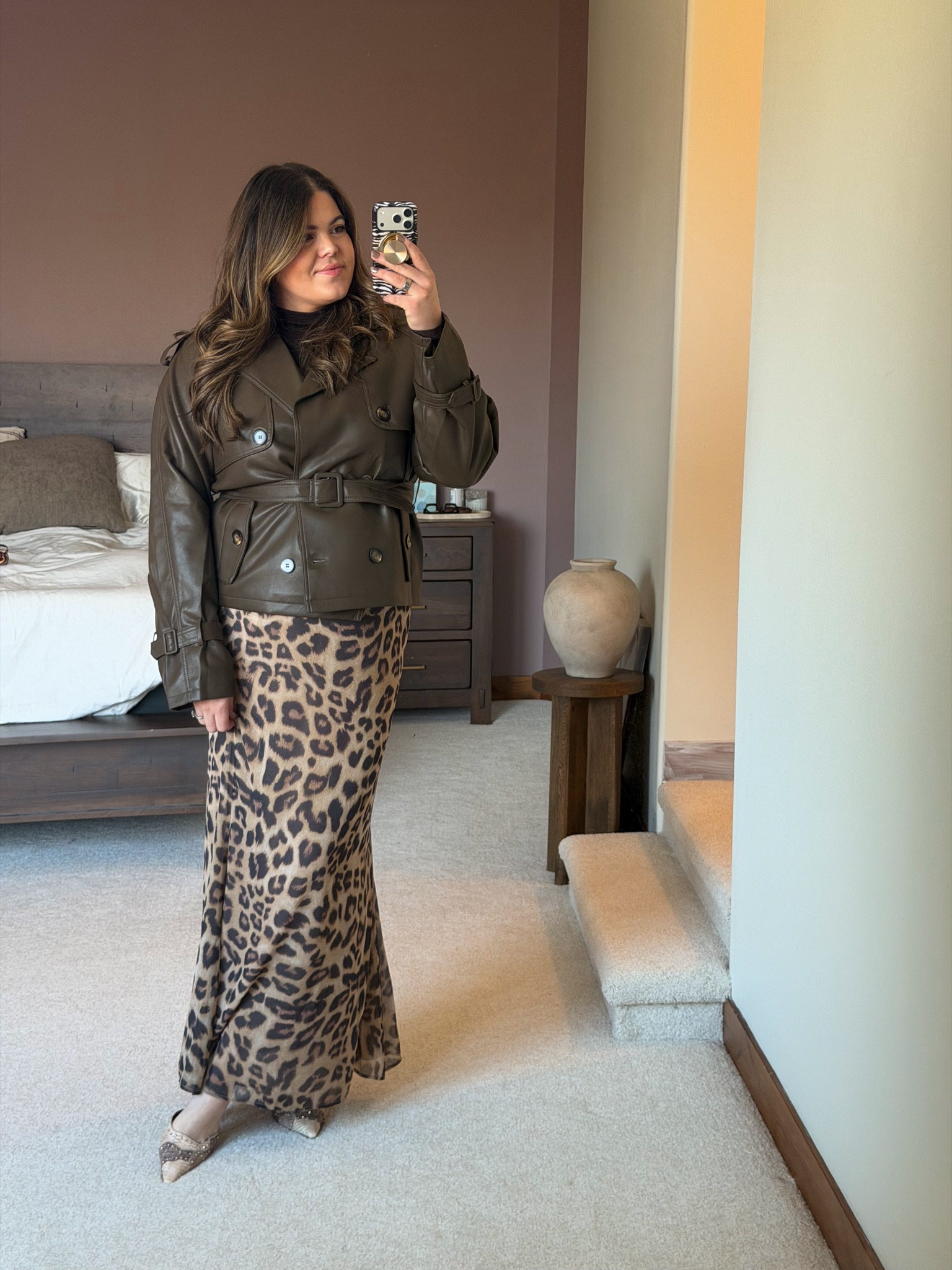 Date night, night owl or special event outfit! This is one that I packed for New York Fashion Week. The skirt is so versatile you could easily bring it on vacation. Wearing size large in the leather jacket, XL in the leopard print skirt

Midsize, size 14, size 12, office outfit

#LTKNYFW #LTKMidsize #LTKWorkwear