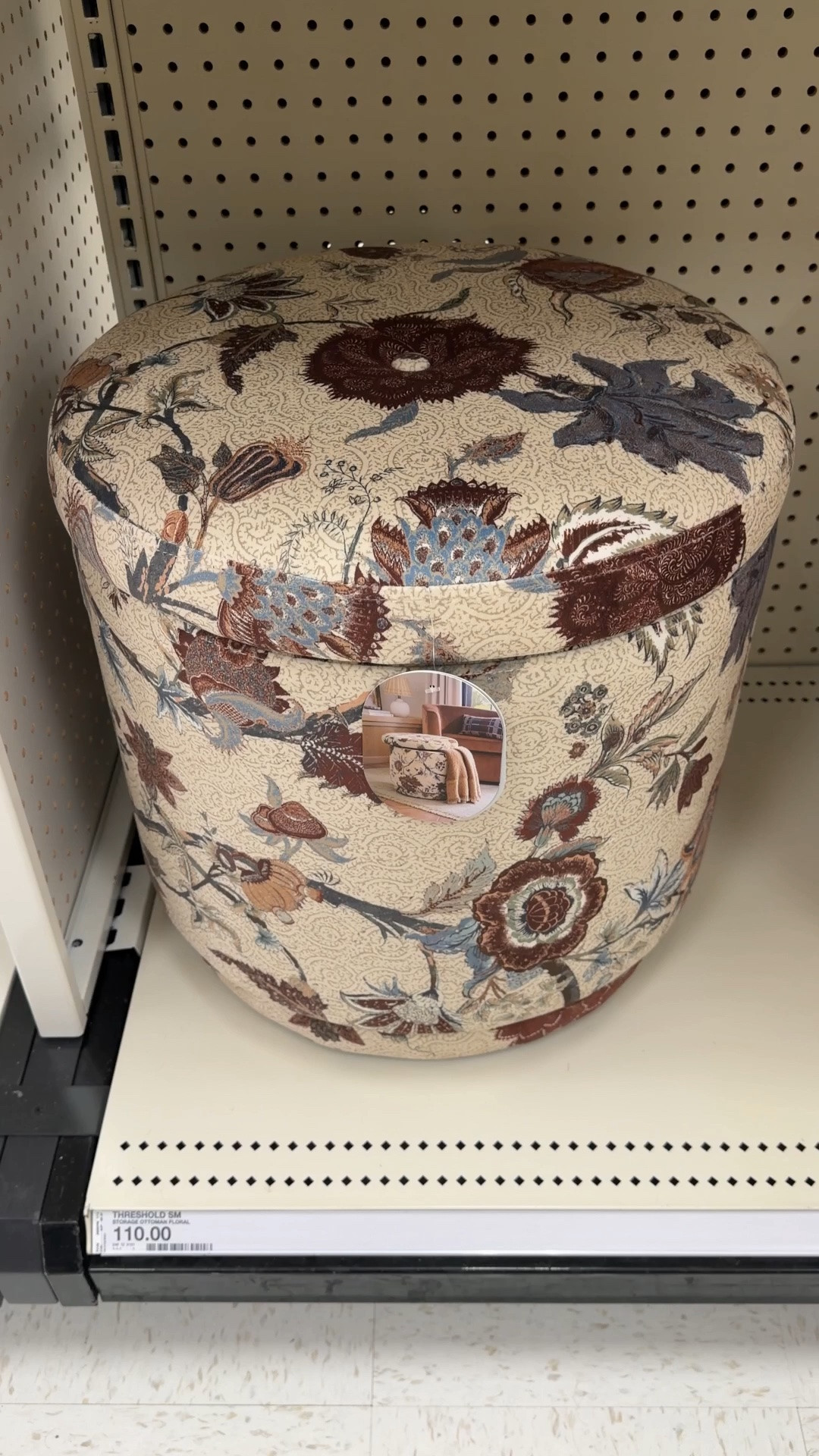 The perfect fall accent piece! 🍂🤎 This new floral swivel storage ottoman from Threshold designed with Studio McGee has such a timeless, designer-inspired look. 👀 The traditional floral pattern adds warmth and character, while the hidden storage is perfect for tucking away cozy throws, magazines, or everyday essentials! 📕 I’ve linked it in my LTK! ✨ @Target #storageottoman #falldecor #homeaccent

#LTKHome #LTKSaleAlert