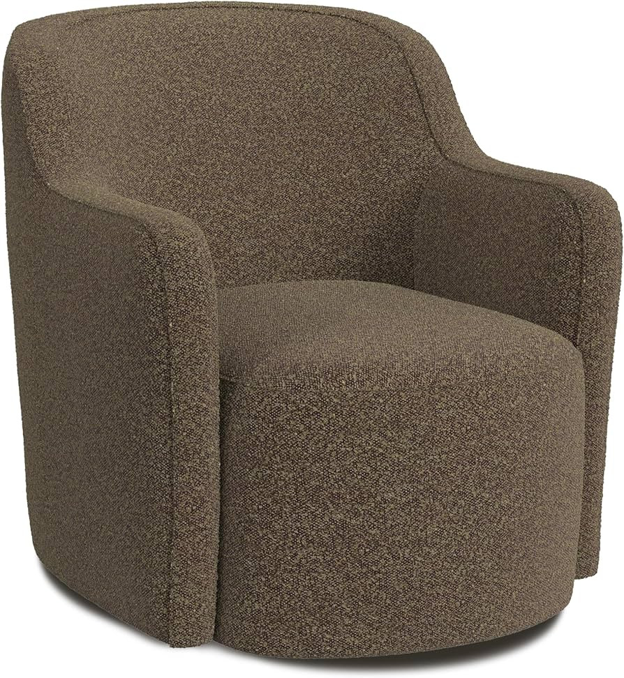 Spatial Order Upholstered 360° Barrel Back Swivel Chair | Accent Chairs for Living Room & Bedroo... | Amazon (US)