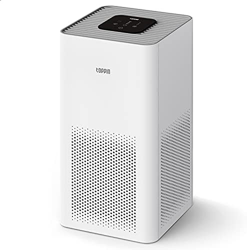 TOPPIN Air Purifiers for Pets in Bedroom, TPAP001 H13 HEPA Air Filter for Home Large Room Up to 2... | Amazon (US)