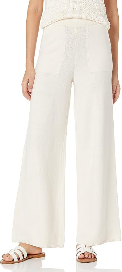 The Drop Women's Cynthia Wide Leg Sweater Pant | Amazon (US)