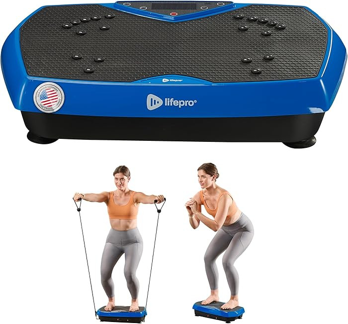 Lifepro Vibration Plate Exercise Machine with Magnetic Acupoints - Full Body Vibration Platform f... | Amazon (US)