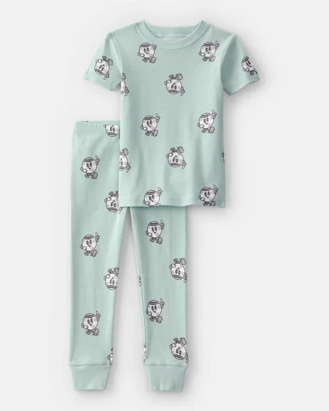 Toddler Soccer 100% Cotton Short-Sleeve Snug Fit 2-Piece Pajama Set - Green | Carter's | Carter's Inc