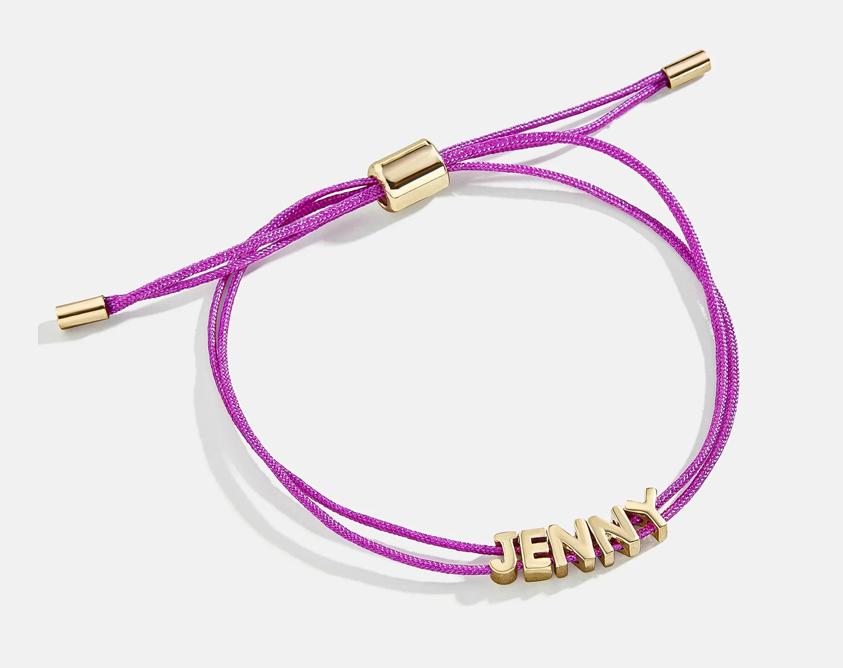 Custom Cord Bracelet - Neon Purple | BaubleBar