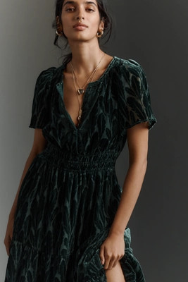 The Somerset Velvet Maxi Dress | Anthropologie (US)