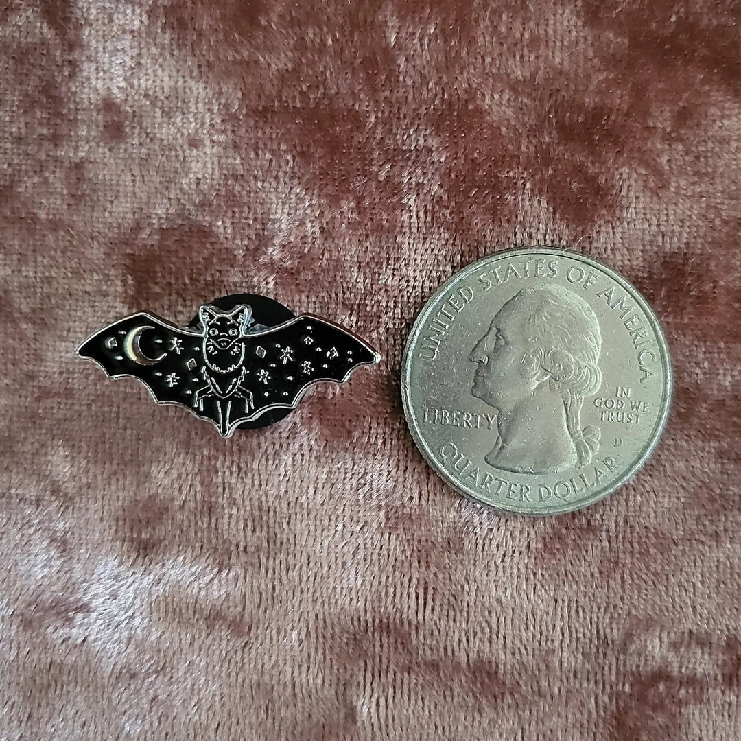 GOTH 'shoe Charm' Starry Night Bat Shoe Charm - Etsy | Etsy (US)