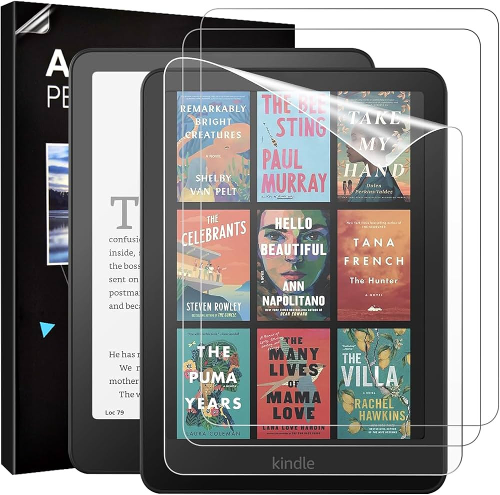 TiMOVO (3 Pack Screen Protector for 7 Inch All-new Amazon Kindle Paperwhite (12th Generation, 202... | Amazon (US)