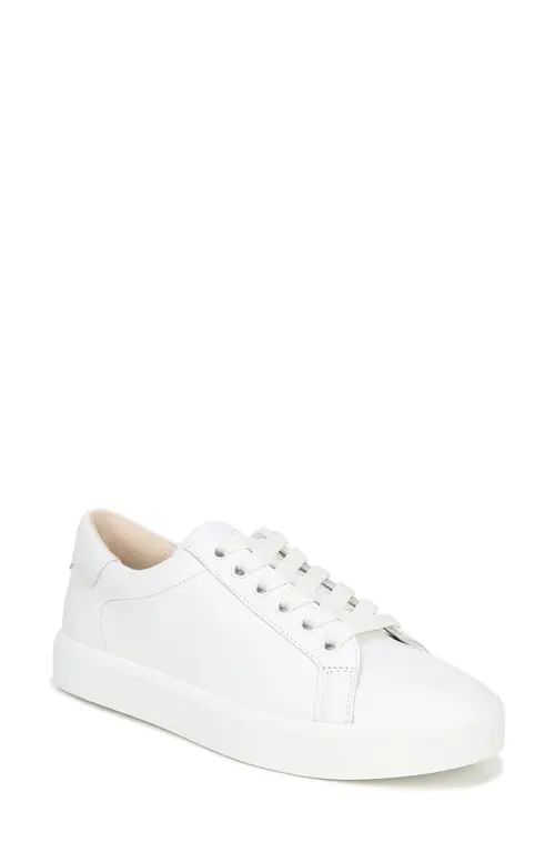 Sam Edelman Ethyl Low Top Sneaker in Bright White Leather at Nordstrom, Size 9.5 | Nordstrom