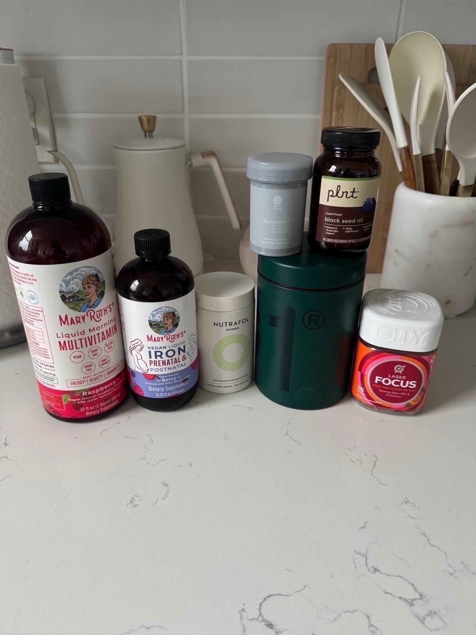 My current daily health roundup! 

(Vitamins, health supplements, womens health)

#LTKBeauty #LTKActive #LTKMidsize